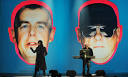 Neil Tennant and Chris Lowe of the Pet Shop Boys perform on stage during the ... - Pet-Shop-Boys-perform-at--001