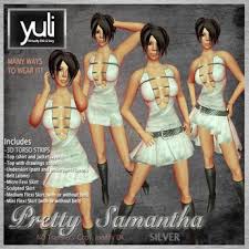 (Yuli) Pretty Samantha Dress SILVER (leather fabrics) - 023f95dd065b82c873de484d59850e5f