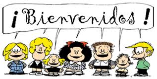 Dibujos de Mafalda dando la bienvenida