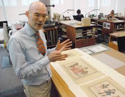 Christopher Sokolowski, project paper conservator in the Harvard College Library, talks about the preservation of several rare drawings from the Harvard ... - theatre_collection_drawings_newsplus