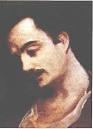 Khalil Gibran, aged 25, oil painting by Yusef Hoyiek. - Khalil_Gibran_1908