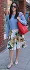 Emmy Rossum puts her vintage looks on display as she heads to the