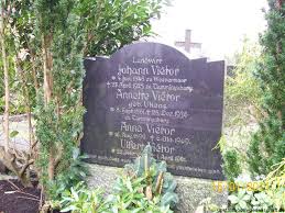 Grab von Johann Vietor (04.06.1848-27.04.1925), Friedhof Amdorf