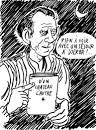 Cartoon: Louis Ferdinand Celine (medium) by Zombi tagged cartoon,portrait, ...