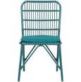 Pronto Blue Folding Bistro Chair in Outdoor Dining | Crate and Barrel