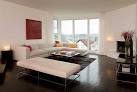 <b>Modern living room</b> with custom <b>curtains</b> on built in track - <b>modern</b> <b>...</b>