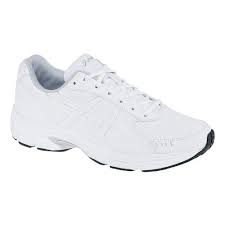 All Leather Walking Shoes For Women 44350 | all white sneak