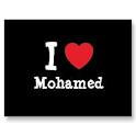 I love MOHAMED heart custom personalized Post Cards from Zazzle.