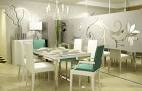 Modern White Dining Room Decoration Ideas Picture - Home Decor ...
