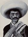 Emiliano Zapata 2001 Isy Ochoa (b.1961/French) Oil on canvas Private ... - SuperStock_1347-158