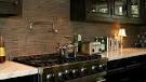 Brown KItchen Backsplash - Contemporary - kitchen - Jeff Lewis Design