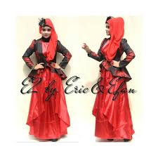 Renesme F-Merah | Baju Muslim GAMIS Modern
