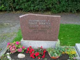 Grab von Ernst Dirksen (25.06.1898-02.05.1976), Friedhof Pewsum ...