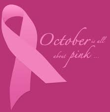 Breast cancer awareness month is October - check yourself.