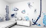 White Wall Painting Designs For Bedrooms Painted Wall Designs ...