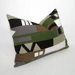 Decorative Pillow Green Outdoor Cushion Modern by Mazizmuse
