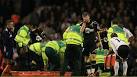 FA cup tie abandoned as player FABRICE MUAMBA COLLAPSEs, fights ...