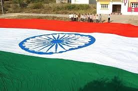 The tricolour, which stretches 153 by 102 feet, was created by entertainment businessman Monty Saiyed and has found place in Limca Book of Records in April ... - 24monty