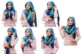 Model Hijab Segi Empat Simple Terbaru