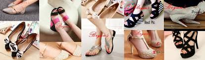 Sepatu Wedges Tali T Brukat | Grosir Sendal Sepatu Wanita Lokal ...