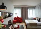 Image of Advice: Marvelous Modern Minimalist Red Sofa Studio ...