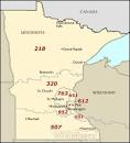 Area code map for Minnesota (MN) | WhitePages