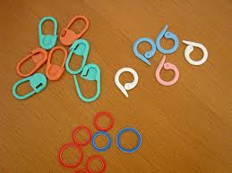 been using stitch markers been using stitch markers