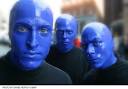 The idea of three blue men is a weird one. The idea of those three blue men ... - blueman