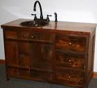 All Wooden Decorative Elements With Rustic Bathroom Vanities ...