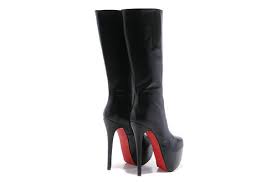 high heel leather boots 4120 | Cheap Gold, Black, Silver, Red ...