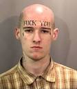 Patrick Brooks with Fuck You tattooed on his forehead - Patrick-Brooks
