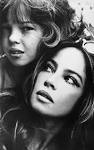 Tagged: 1960s, black and white, film, Jennifer Caron Hall, Leslie Caron, ... - leslie-caron-her-daughter-1968-by-patrick-lichfield