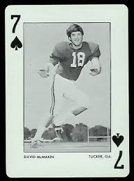 David McMakin - 1973 Alabama Playing Cards #7S - Vintage Football ... - 7S_David_McMakin_football_card