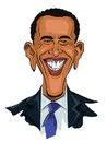 Cartoon: Barack Obama (small) by Abdul Salim tagged barack,obama,caricature - barack_obama_77648