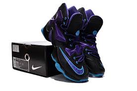 Cheap Nike LeBron 13 Black Pueple Blue Size 8 � 12 Men basketball ...