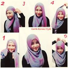 Tutorial Hijab Segi Empat Yang Simple dan Mudah - HijabKu