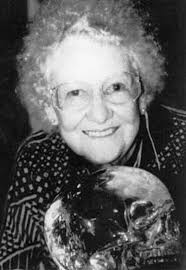 Anna Mitchell-Hedges later in life with the crystal skull Mitchell-Hedges kept it until his death, then Anna kept it (with occasional gaps when she loaned ... - Anna-Mitchell-Hedges-and-the-crystal-skull