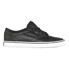 Vans Atwood Low Womens Shoe New 2012 Leather Black Trainers | eBay