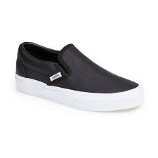 Vans 'Classic' Perforated Slip-On Sneaker ($60) ❤ liked on ...