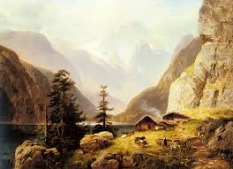 Art Renewal Center :: Horst Hacker :: An Alpine Valley - an_alpine_valley-large