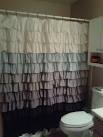 Fabric Ruffled Shower Curtain By Two Birds - eclectic - shower ...