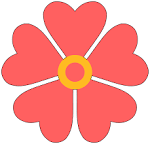 File:Flower with heart-shaped petals.svg - Wikimedia Commons