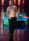 PICTURES! DARCY OAKE goes topless for Britains Got Talent final.