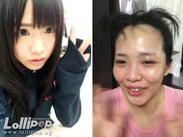 Pictures of AKB48&#39;s Kaori Matsumura&#39;s face without makeup have caused quite a stir among fans of the Japanese girl group. - makeupmain