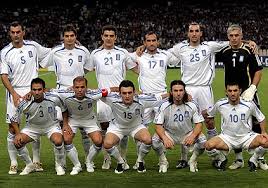 Jugadores de Grecia durante la Euro 2008