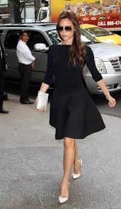victoria.. black dress.. white shoes | Office + Work {One ...