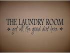 QUOTE Laundry Room get all the good dirt by vinylforall on Etsy