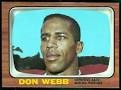 Don Webb 1966 Topps football card - 13_Don_Webb_football_card
