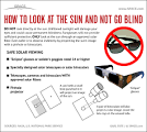 Safe Sun Observing Tips (Infographic) | Solar Eclipses
