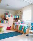 Colorful Kids Bunk Bed Furniture Bedroom Plan Set For ...